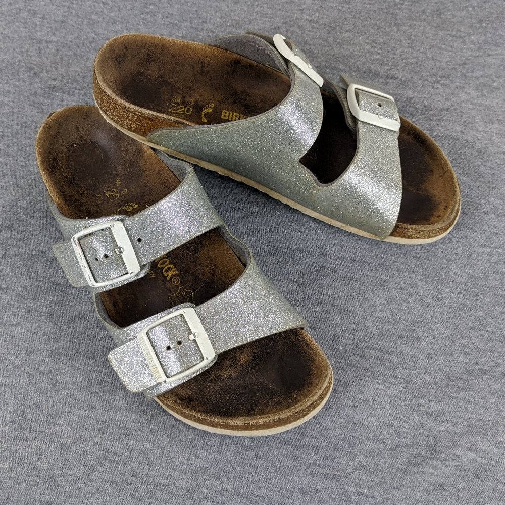 Birkenstock Arizona silver sandals 220 size 34